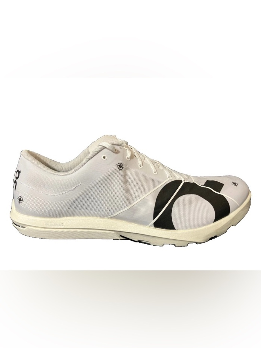 On Running Cloudspike 10000m Mens 11 Undyed-White Mint Track Spikes 3MD10671105